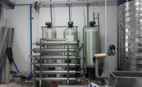 Công trình hệ thống lọc nước RO công nghiệp tại Long An.