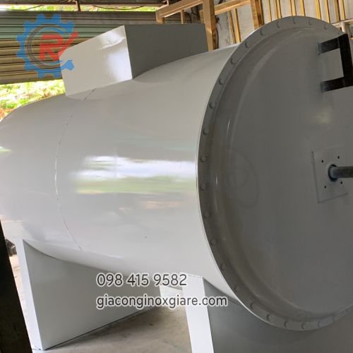 Bồn công nghiệp cánh khuấy dạng nằm 