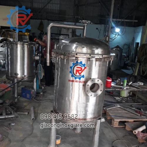 Gia công chế tạo bồn lọc xử lý nước trong công nghiệp 
