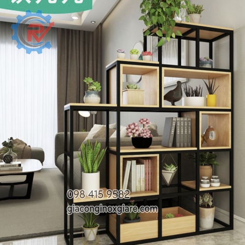 Gia công kệ trang trí theo yêu cầu 
