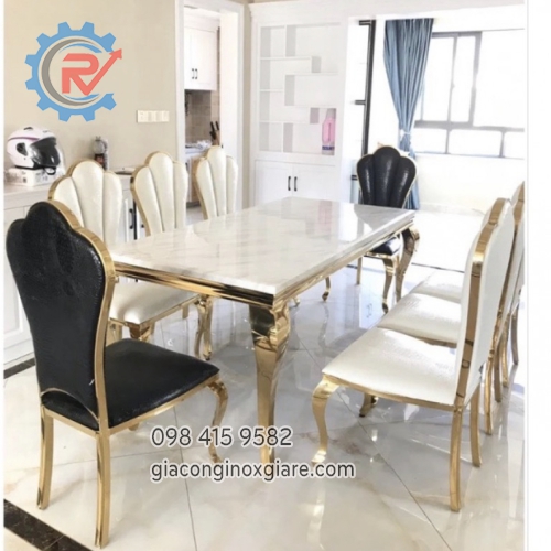 Bộ bàn ăn phong cách Tân cổ điển