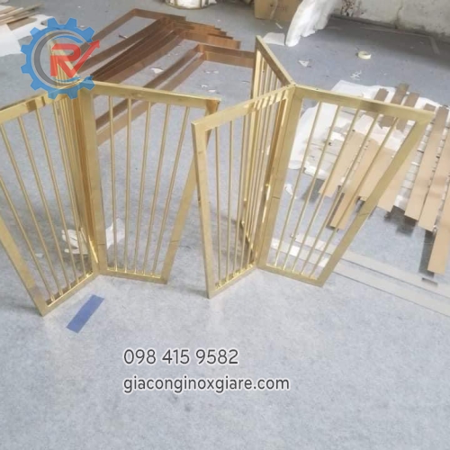 Gia công sản xuất  inox mạ PVD theo yêu cầu 