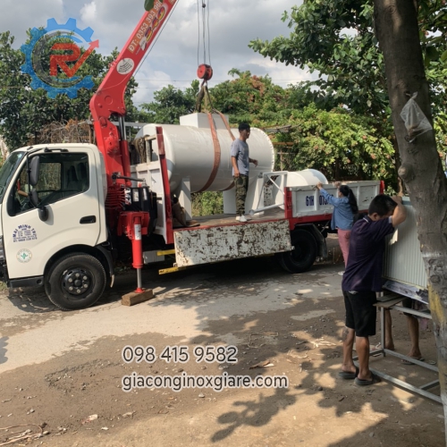 Nhận gia công chế tạo  bồn công nghiệp tại xưởng 
