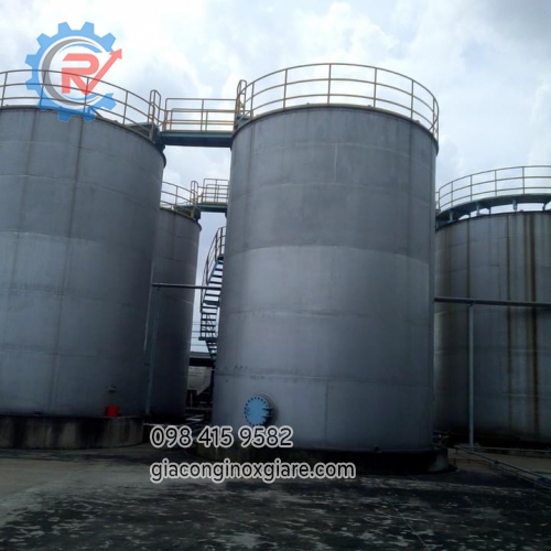 Nhận gia công chế tạo bồn chứa bằng sắt CT3 