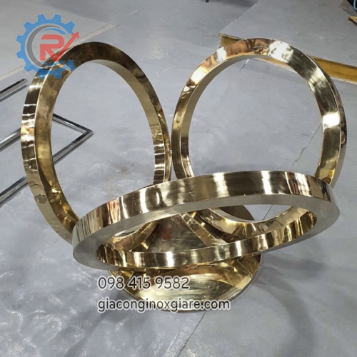 Phong Vũ chuyên gia công sản xuất chân bàn inox mạ PVD cao cấp theo yêu cầu 