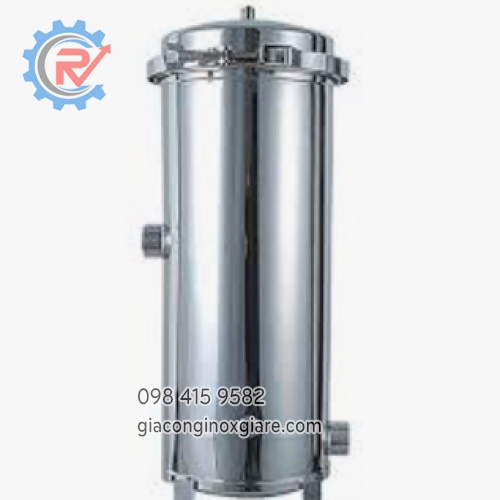 Bồn lõi lọc inox đánh bóng HL