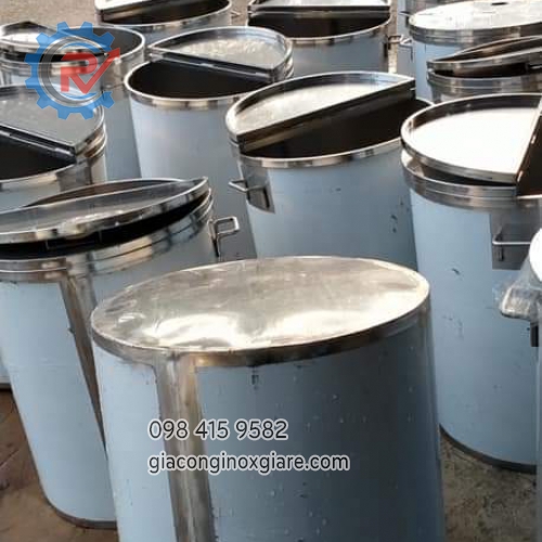 Gia công bồn chứa số lượng lớn 