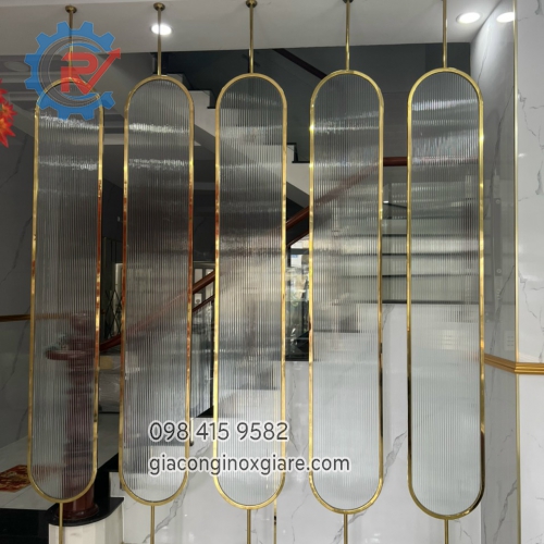 Nhận gia công khung kinh ino mạ PVD vàng gold theo kích thước yêu cầu 