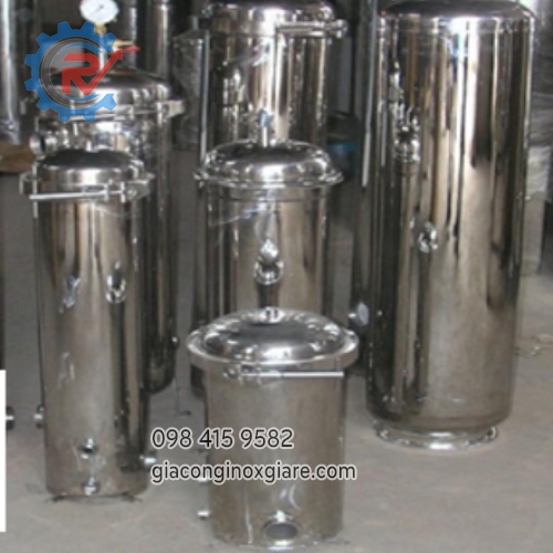 Gia công bồn inox công nghiệp 
