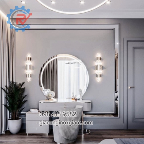 Gia công các hạng mục nội thất inox mạ PVD cao cấp