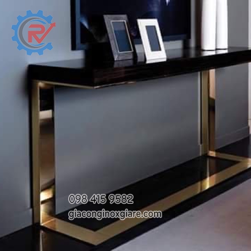 Bàn console mạ vàng PVD cao cấp 