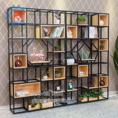 Gia công kệ trang trí theo yêu cầu 