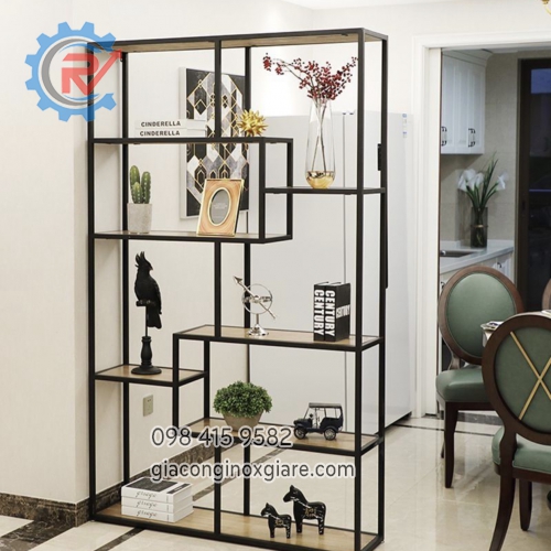 Gia công kệ trang trí theo yêu cầu 
