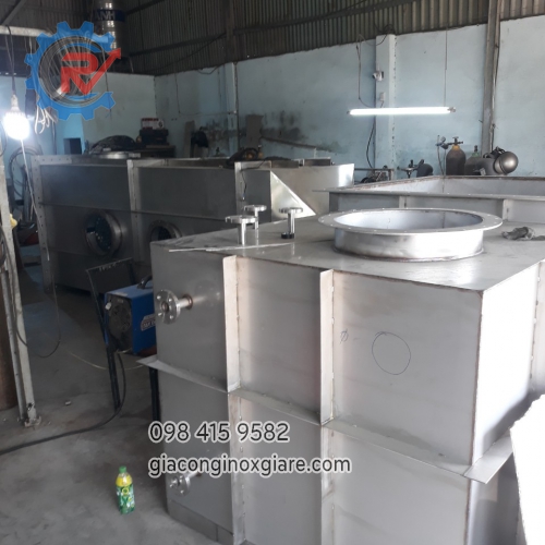 Gia công bồn inox công nghiệp uy tín giá rẻ 