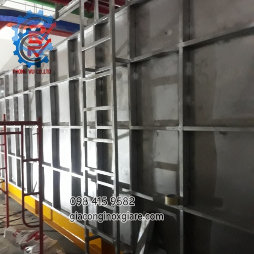 Nhận gia công bể chứa inox công nghiệp theo yêu cầu.
