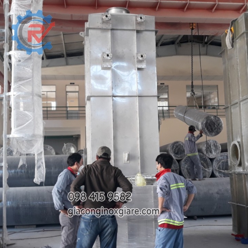 Nghiệm thu bàn giao Tháp Scrubber 