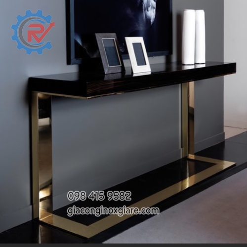 Bàn trang trí cao cấp bằng inox mạ PVD 
