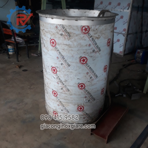 Gia công bồn chứa số lượng lớn 