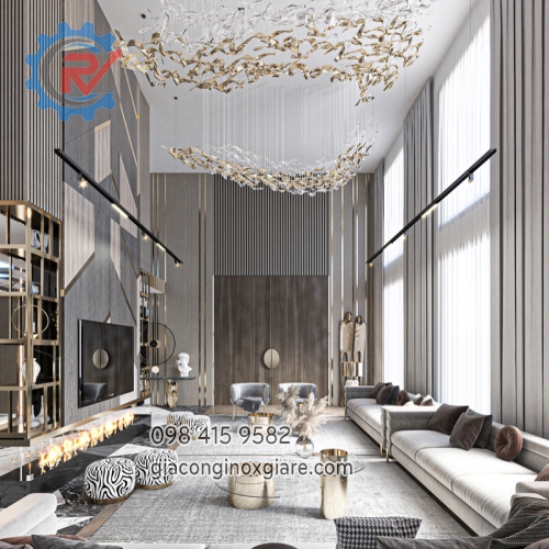 Nội thất Phong Vũ chuyên nhận gia công chế tạo Inox mạ phủ Titan theo yêu cầu.