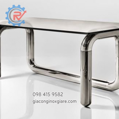 Bàn trà inox nghệ thuật cao cấp 