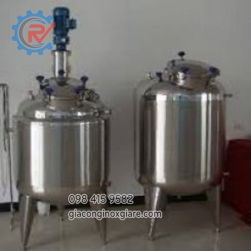 Đơn vị chuyên gia công sản xuất các sản phẩm bồn  chứa inox công nghiệp tại xưởng theo yêu cầu 
