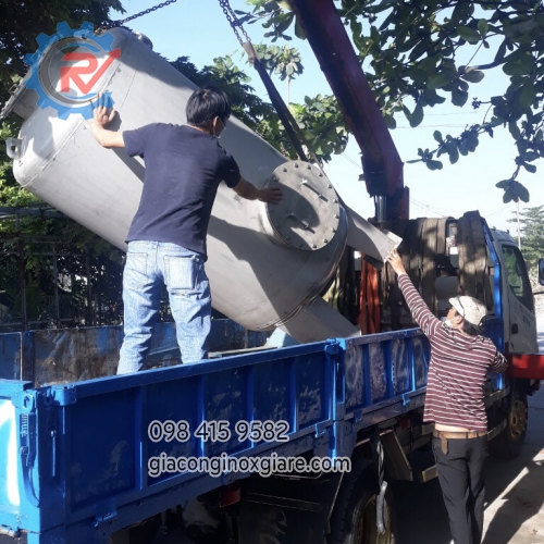 Nhận gia công bồn công nghiệp các loại tại xưởng.