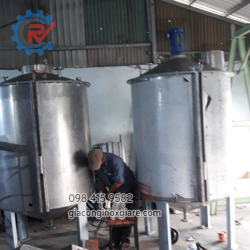 Bồn cánh khuấy gia nhiệt.
