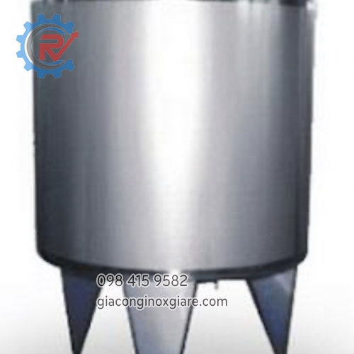 Gia công chế tạo bồn khuấy chế biến thực phẩm.