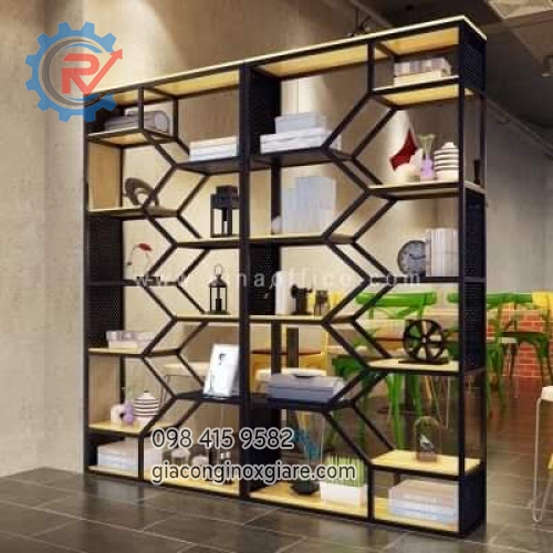 Gia công kệ trang trí theo yêu cầu 