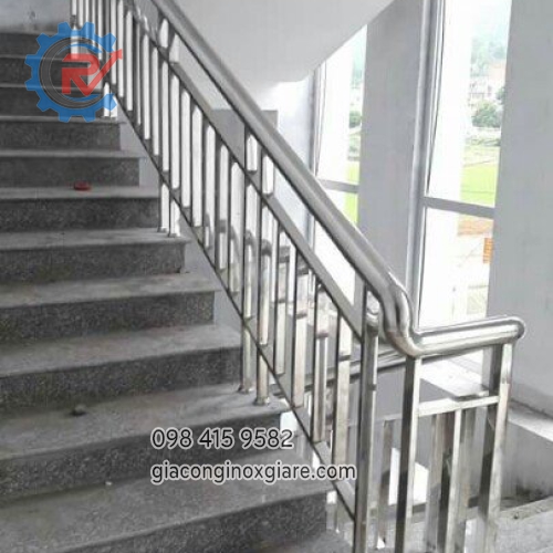 Tay vịn cầu thang inox 