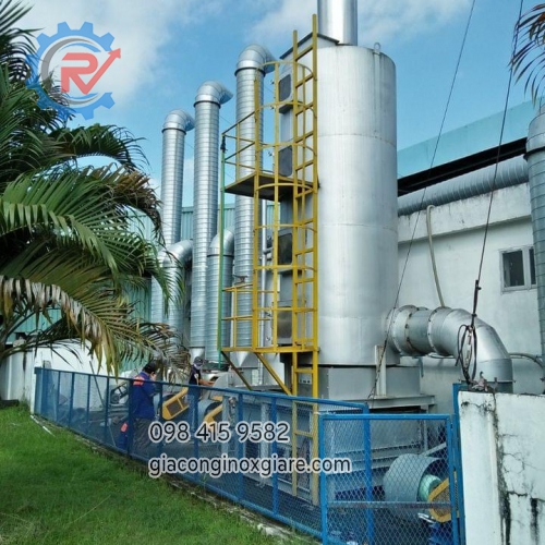 Hệ thống bồn xử lý nước công nghiệp tại KCN 