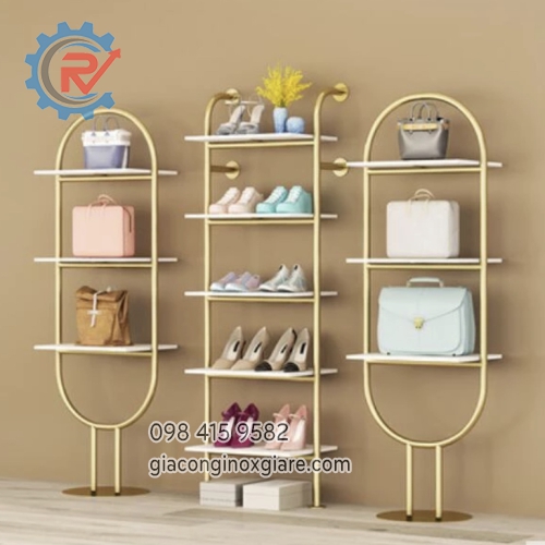 Nhận gia công sản xuất kệ trưng bày shop theo yêu cầu 