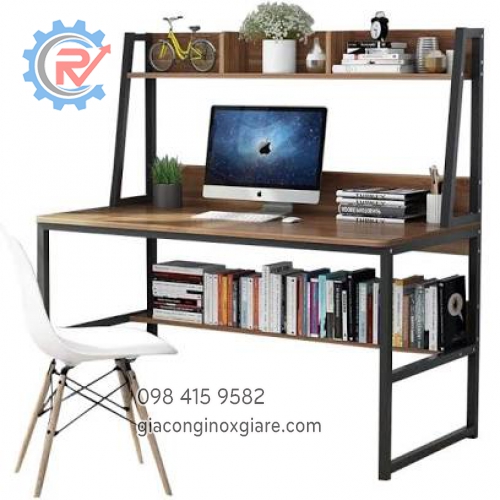 Bàn học, bàn làm việc liền kệ 