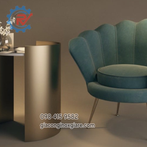 Bàn tab phòng ngủ mạ PVD cao cấp 