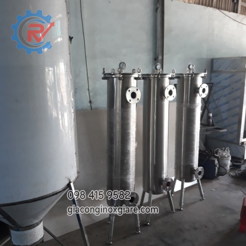 Gia công bồn tại xưởng 
