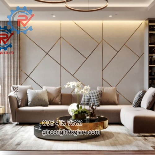 Xử hưởng thiết kế nội thất mạ vàng 