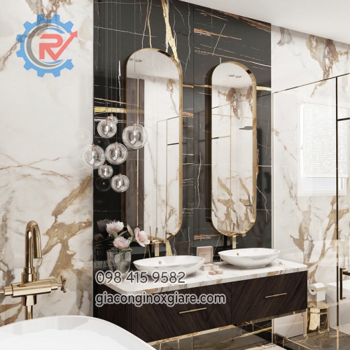 Nội thất phòng tắm phong cách Luxury