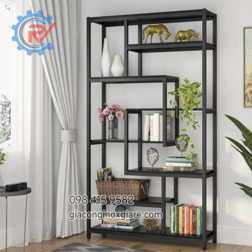Kệ trang trí bằng sắt sơn tĩnh điện 
