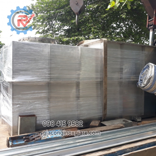 Nhận gia công chế tạo bồn chứa inox công nghiệp theo yêu cầu 