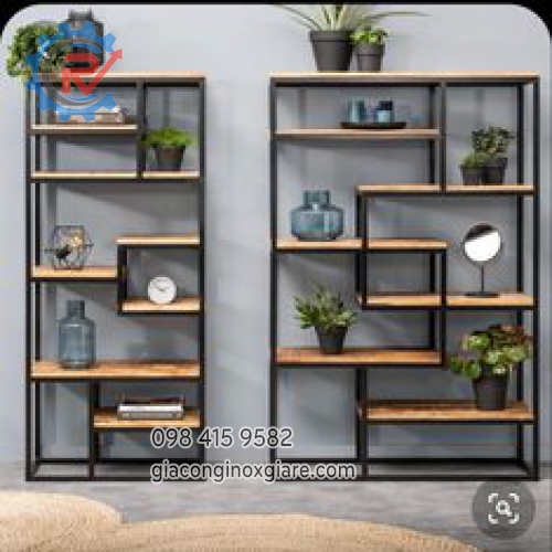 Gia công kệ trang trí theo yêu cầu 