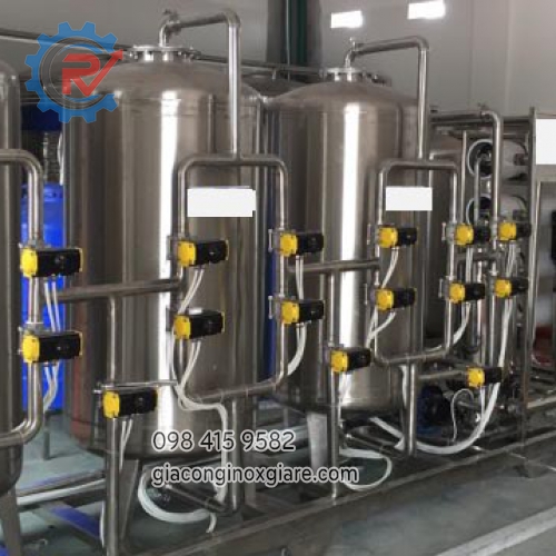 Hệ thống bồn lọc áp lực inox SUS 304