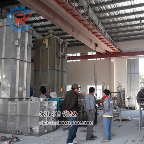 Nhận gia công tháp xử lý khí theo bản vẽ. 