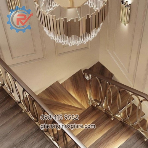 Nhận gia công, lắp đặt trang trí nội thất inox mạ PVD vàng cao cấp 