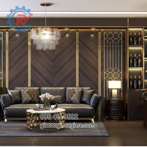 Cơ khí Phong Vũ đơn vị chuyên gia công inox mạ PVD vàng 