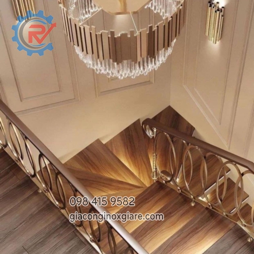 Gia công theo yêu cầu tay vịn, lan can cầu thang 