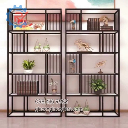 Kệ trang trí bằng sắt sơn 