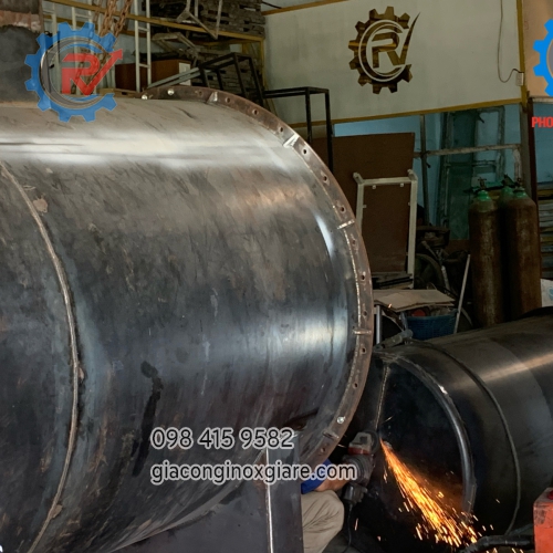Gia công bồn công nghiệp theo yêu cầu giá tốt tại xưởng 