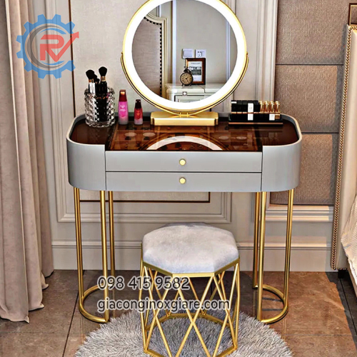 Bàn trang điểm mạ vàng PV-BTĐ031