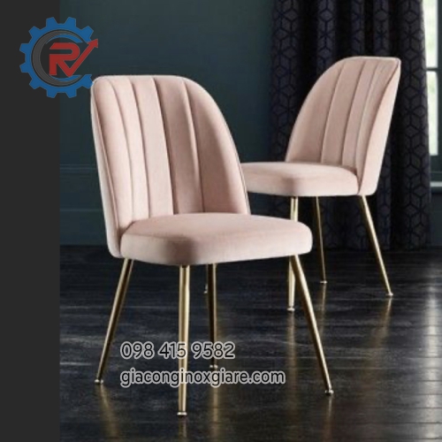 Gia công chân ghế inox mạ PVD theo yêu cầu 