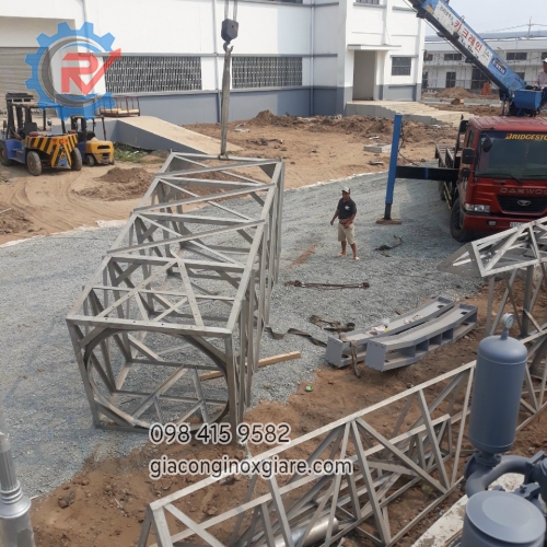 Thi công lắp đặt giàn cào bùn tại Tây Ninh 